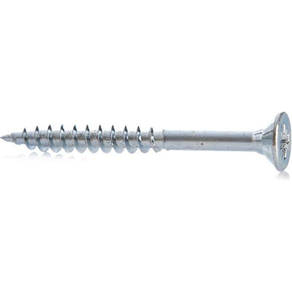 Schrauben, CHIPBOARD SCREW 5.0X50/30 WHT ZP10PCS G1 (30 Schrauben pro Stück)