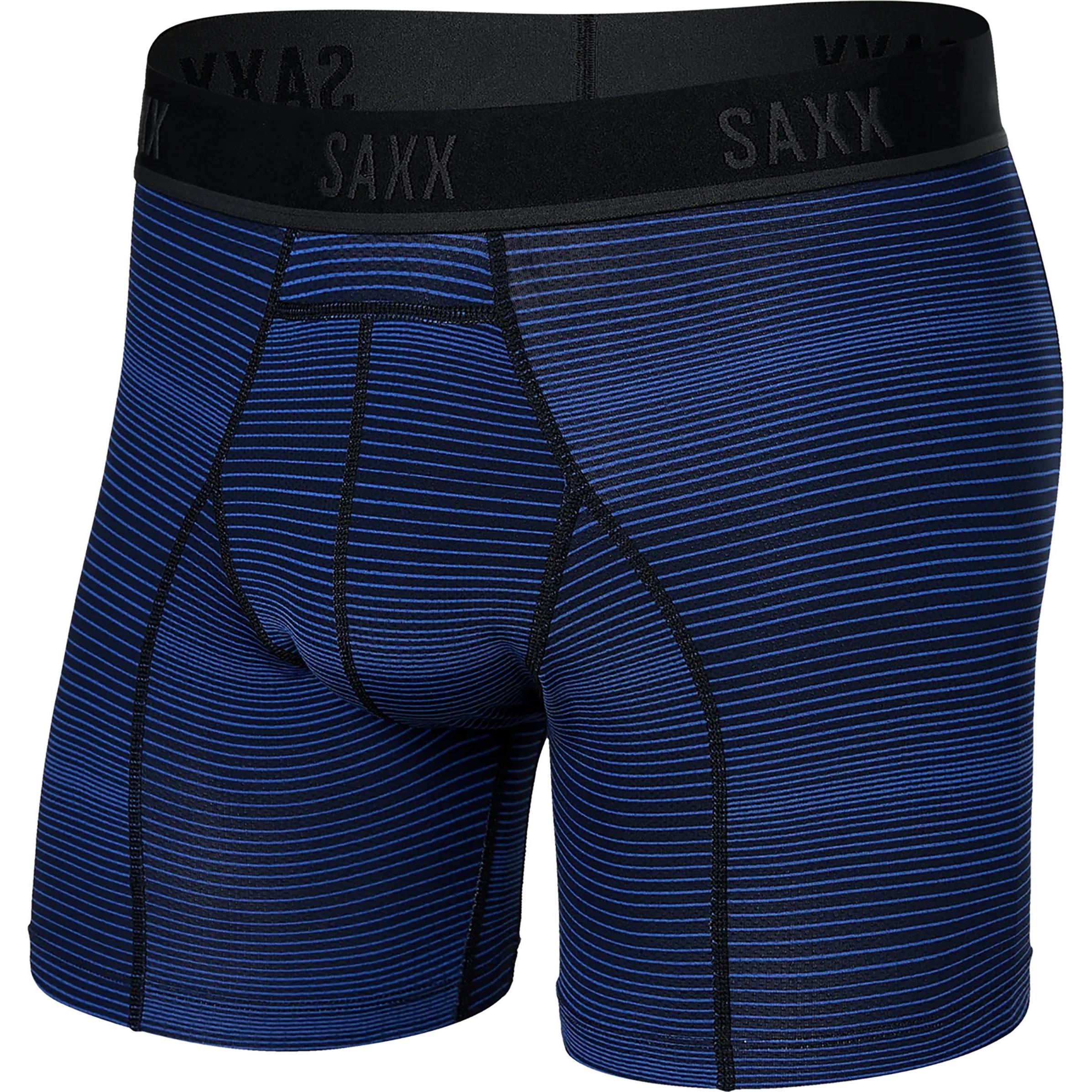 SAXX, Herren, Funktionsunterhose, Kinetic Light-Compression Mesh (XXL), Blau, XXL