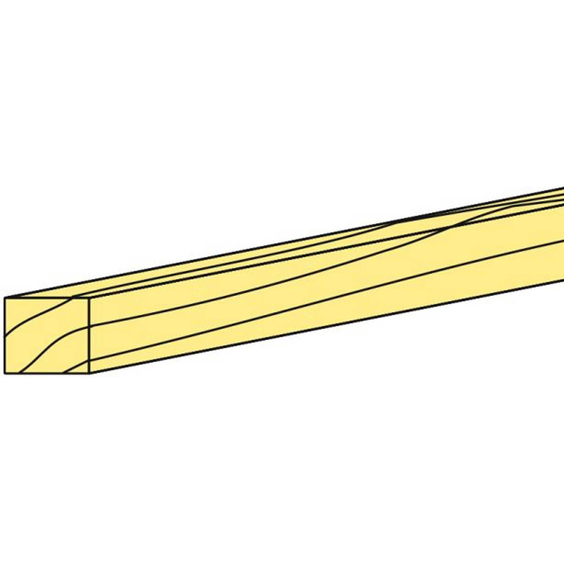 Aeronaut nussholzleisten 1x2mm