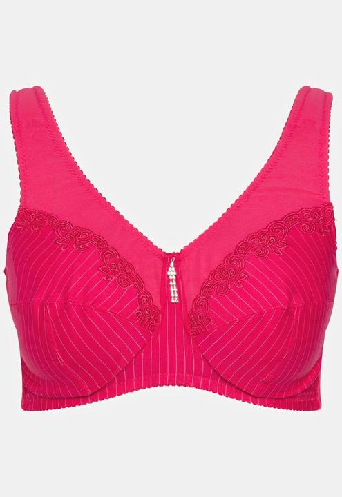 Actual product image Ulla Popken Kelly Pinstripe Support Bra (Single pack, 100 E)