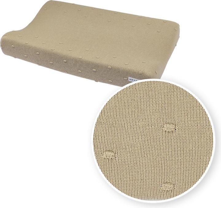 Image du produit Meyco Housse pour matelas à langer Mini Knots - sable - 50x70cm (50 x 70 cm)