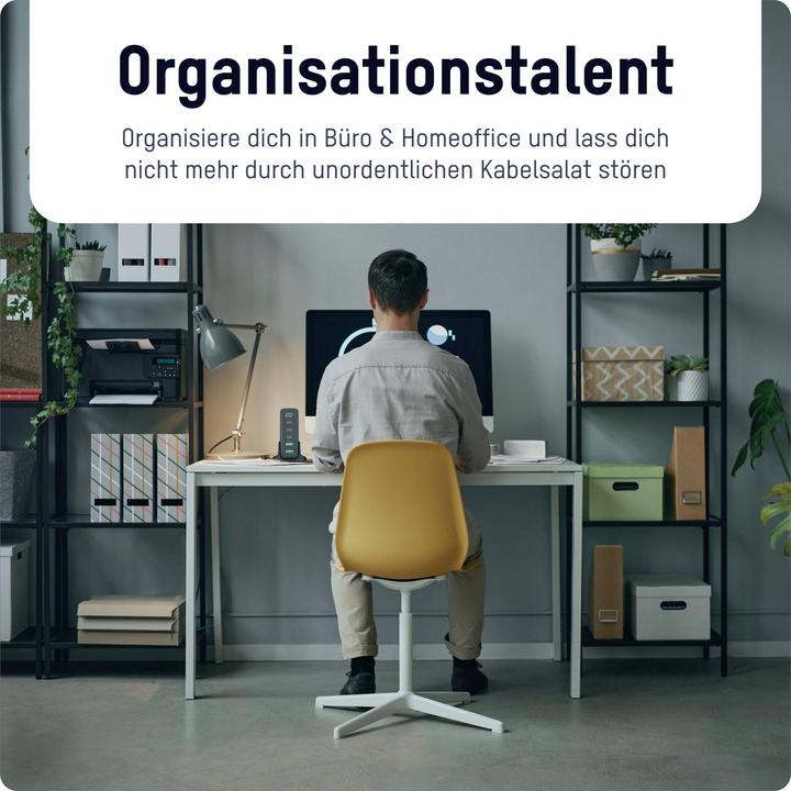 Actual product image Ansmann Desktop USB Charger 5 Ports Qc Type C Pd 140w (140 W, 5 ports)