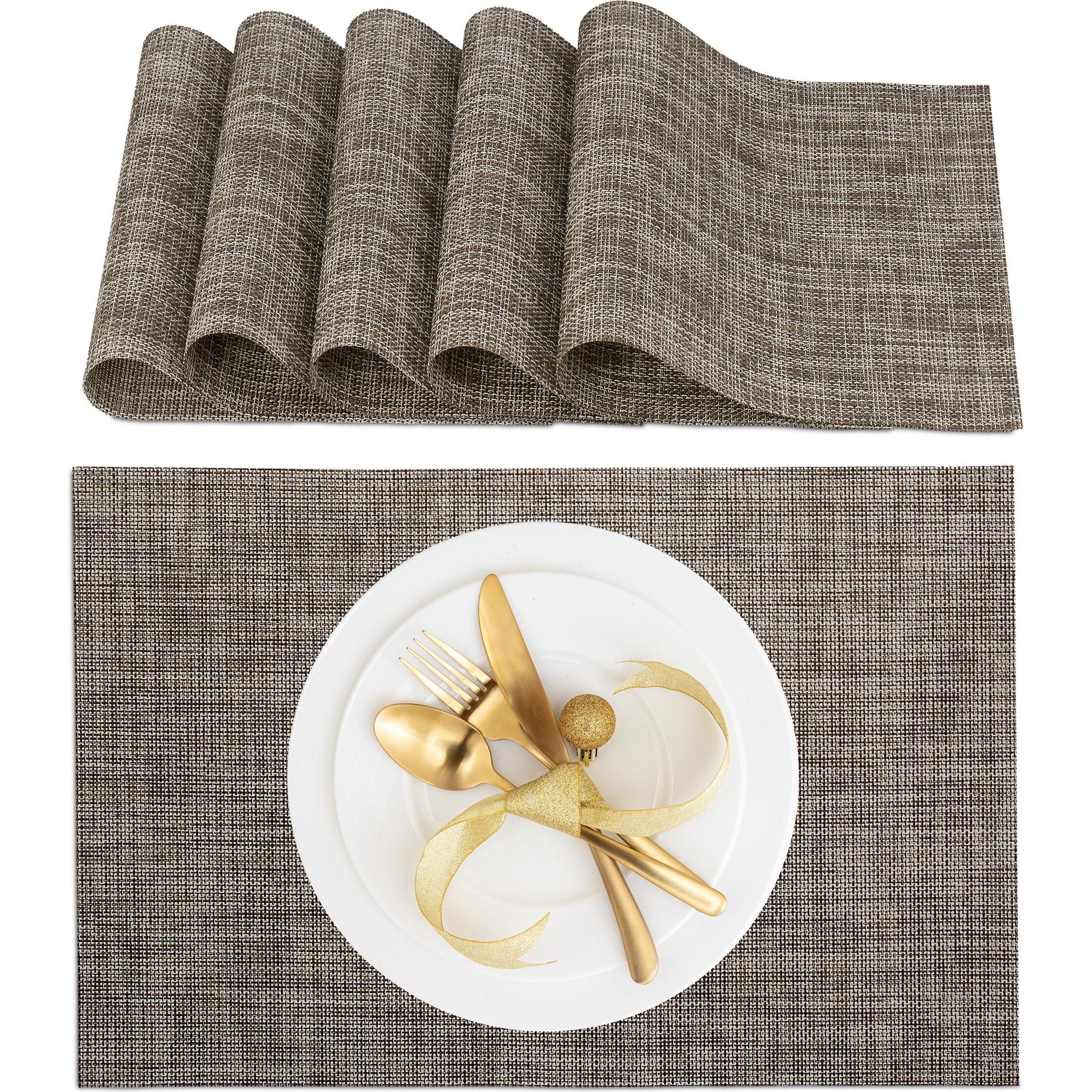 Relaxdays, Tischset, 6tlg. Tischset (6 x, 45 x 30 cm)