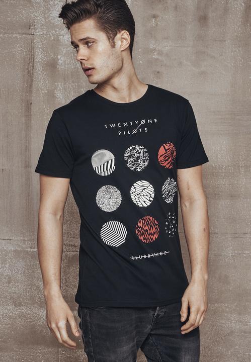 Actual product image Merchcode Twenty One Pilots Pattern Circles Tee (XXL)