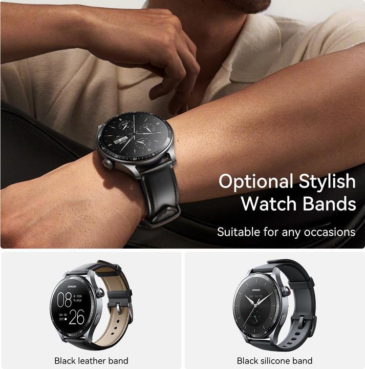 Produktbild Joyroom Classic Series JR-FC2 Pro Smart Watch (Answer/Make Call)-Space Grey (44 mm)