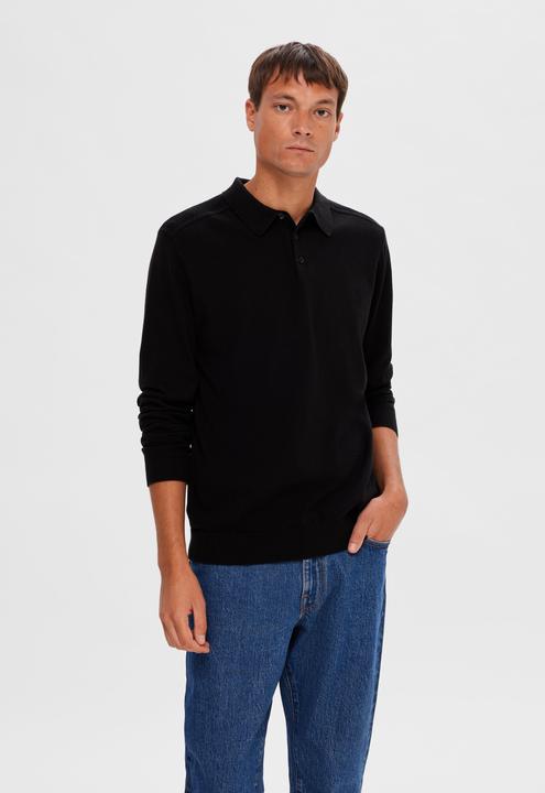 Produktbild Selected Langärmeliger Strick Polo shirt (L)