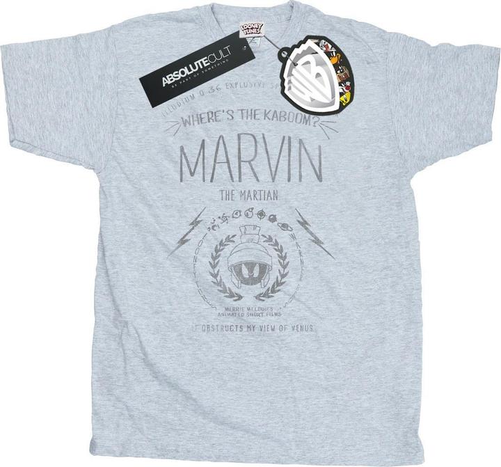 Immagine prodotto Looney Tunes Where's The Kaboom Maglietta Marvin The Martian Uomo (L)