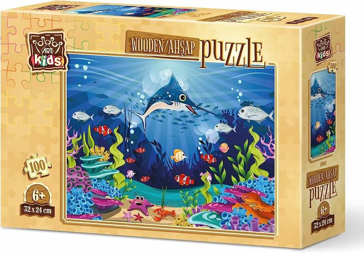 Produktbild Lamberth ART PUZZLE Holzpuzzle Unterwasserrauschen 100 Teile (100 Teile)