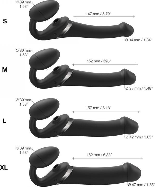 Actual product image Strap-on-me Multi Orgasm
