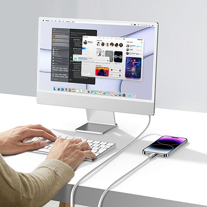 Image du produit Ugreen Lightning USB Nylon Alu MFi (1.50 m, USB 2.0)