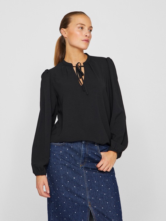 Actual product image Vila V-neck top with long sleeves (38)