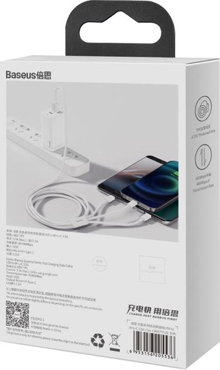 Actual product image Baseus Superior Series (0.50 m, USB 3.0)