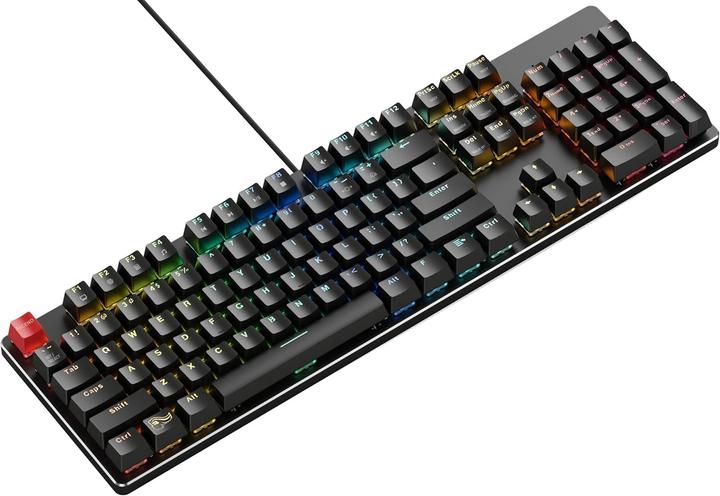 Actual product image Glorious PC Gaming Race GMMK-BRN-V2 full size, ANSI US standards, Gateron Brown Switch (US, Cable)