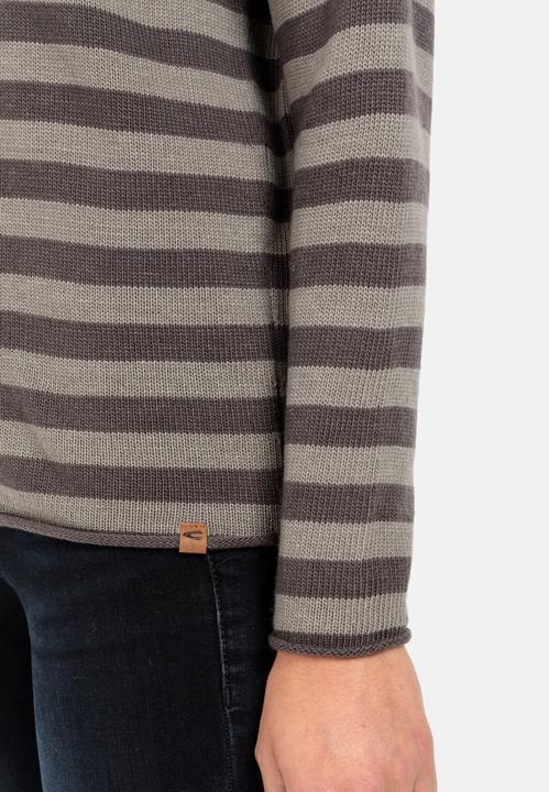 Actual product image Camel Active Knitted jumper with striped pattern (L)