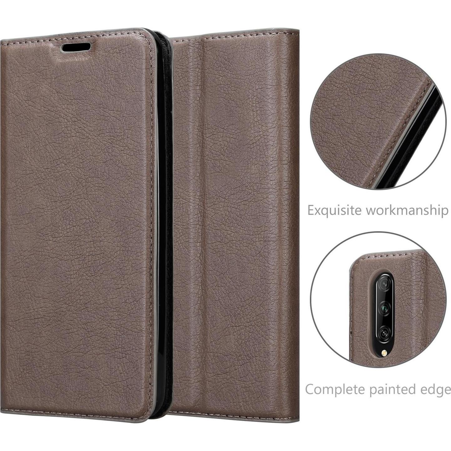 Thumbnail - Cadorabo Book Invisible Magnet Cover (Huawei P Smart Pro), Smartphone Hülle, Braun
