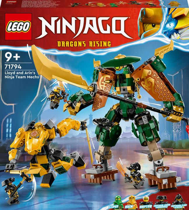 Produktbild LEGO Lloyds und Arins Training-Mechs (71794, LEGO Ninjago)