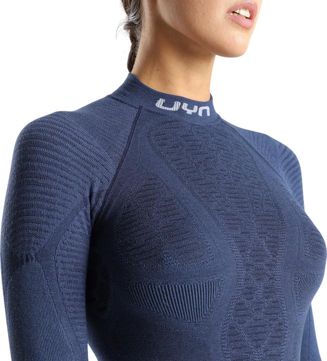 Actual product image UYN T-Shirt Frau Elevatyon Biomorph Uw Shirt Langärmelig Rollkragen (S, M)