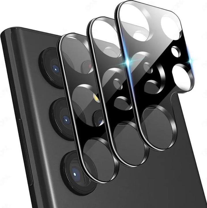 Produktbild RPD Samsung Galaxy S25 Plus - Tempered Glass / Panzerglas Rückkamera - vollflächig schwarz (1 Stk., Samsung Galaxy S25+)