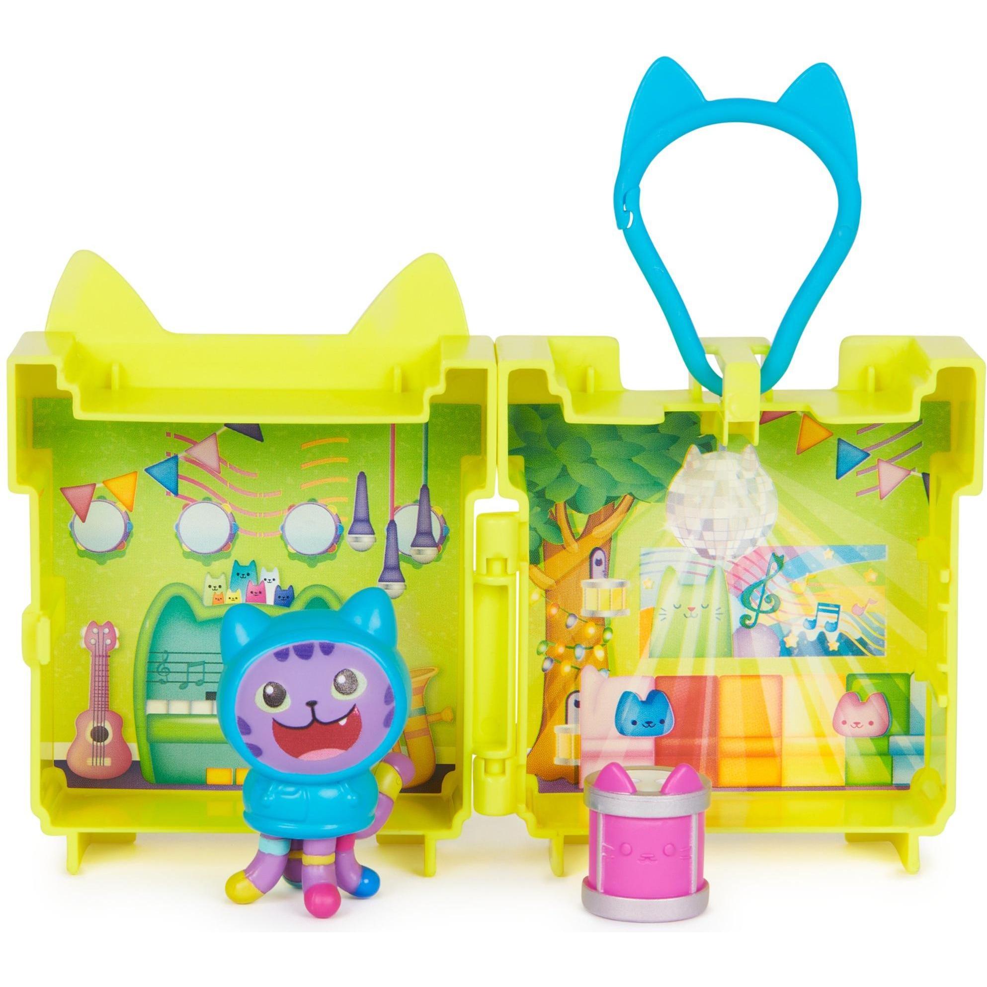 Gabby's Dollhouse Mini Clip on Playset - DJ Catnip, Katzenspielzeug