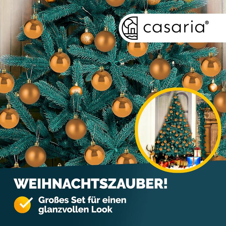 Image du produit Deuba 54tlg Boules de sapin de Noël or (54 -pièce)
