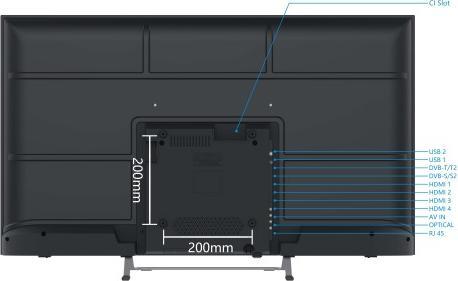 Produktbild Smart Tech 43QA20V3 (43", QLED, 4K)