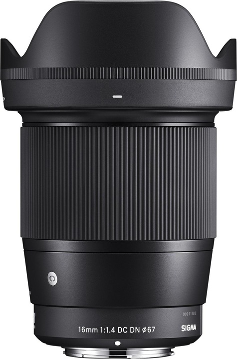 Immagine prodotto Sigma 16mm f/1,4 DC DN (C), Sony E (Sony E, APS-C / DX)