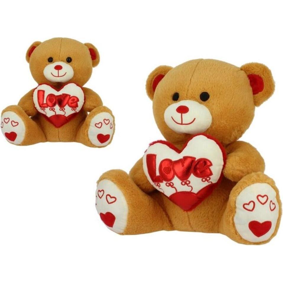 Thumbnail - Tinisu Love BÃ¤r Kuscheltier - 20 cm BÃ¤rchen PlÃ¼schtier Stofftier Valentinstag