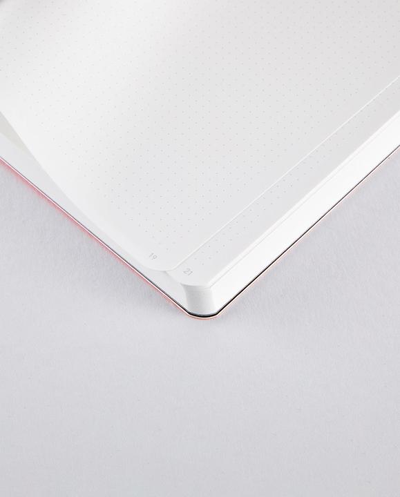 Actual product image Nuuna Candy S, neon pink (15 x 10.8 cm, Dotted, Soft cover)