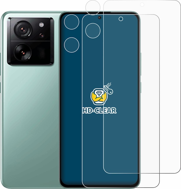 Produktbild BROTECT Schutzfolie Displayschutz Klar (2 Stück, Xiaomi 13T Pro)