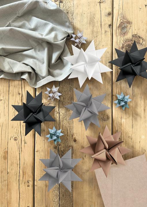 Produktbild MarpaJansen XXL Fröbelsterne, 4 cm, 17 Streifen (130 g/m², 17x)