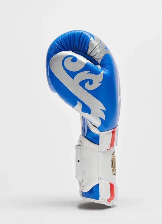 Actual product image Leone Boxhandschuhe Thai Style GN114 Blau (12 OZ, One size)