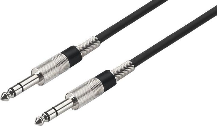 Monacor Câble jack stéréo (1 m, jack 6.3mm)