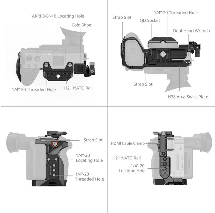 Produktbild SmallRig Cage Kit für Sony FX2 5589 (Cage)
