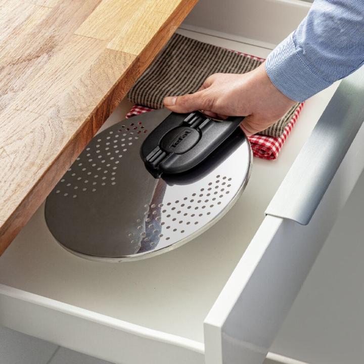 Immagine prodotto Tefal Coperchio per scolapiatti Ingenio L9829402 (20 cm, Metallo)