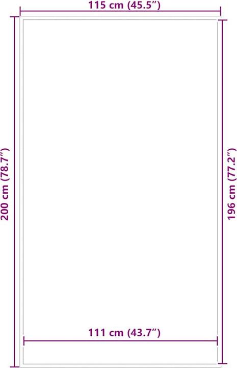 Immagine prodotto vidaXL Marjy (200 x 115 cm)
