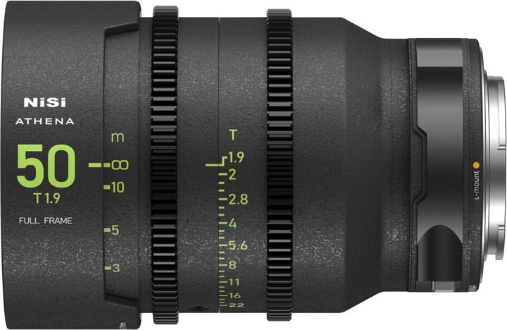 Nisi 50mm ATHENA PRIME Full Frame Cinema Lens T1.9 (L Mount)