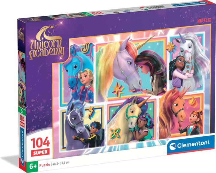 Clementoni Puzzle Unicorn Academy g (104 pezzi)