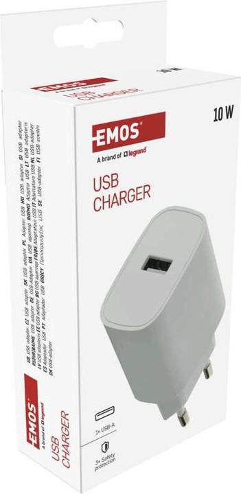 Produktbild Emos USB Wall Charger Basic 10w A (10 W, 1 Port)