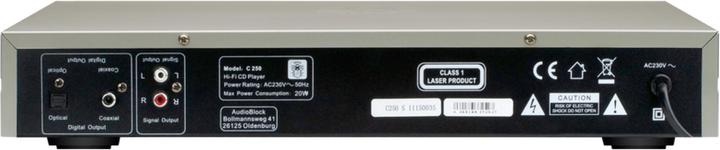 Actual product image Audioblock Block C-250 HiFi cd-speler Zilver (CD player)