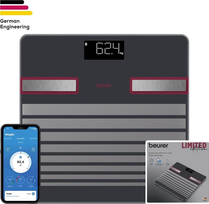 Produktbild Beurer BF451 Limited Edition Diagnosewaage (180 kg)