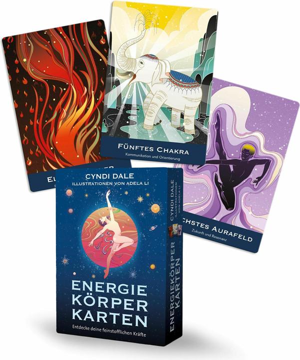 Actual product image Energy body cards Discover your subtle powers (German, Cyndi Dale, 2024)