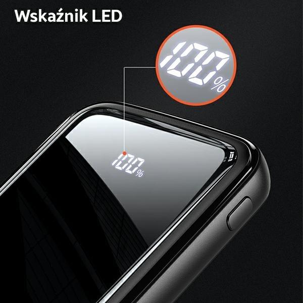 Produktbild Usams PB58 10000 mAh Power Bank Black (10KCD16101) (10000 mAh, 22.50 W, 37 Wh)