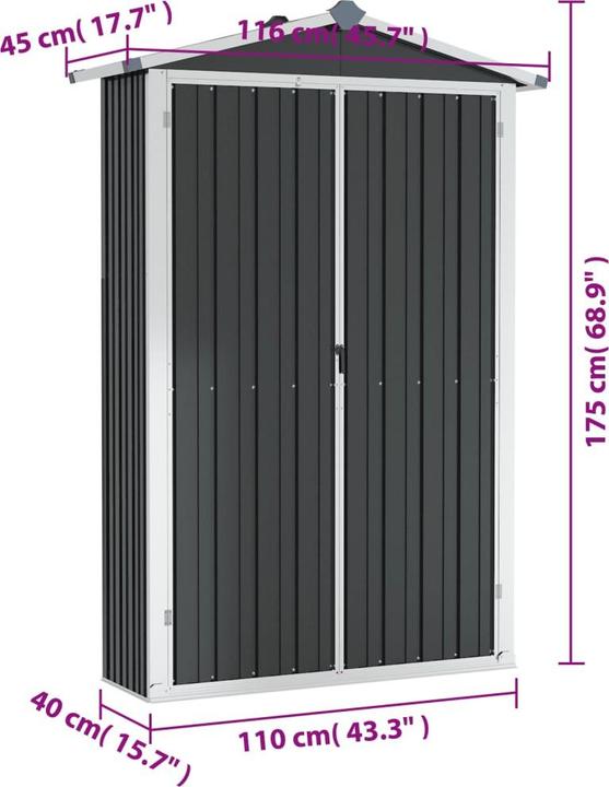 Produktbild vidaXL Gerätehaus