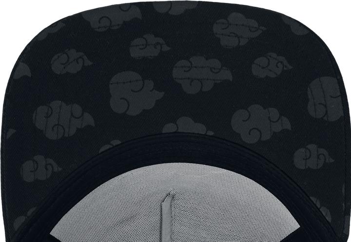 Actual product image Difuzed Naruto Shippuden Baseball Cap Tonal Akatsuki Cloud (One size)