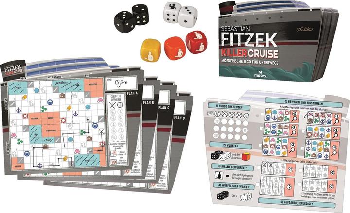 Actual product image Magni Dice Game Sebastian Fitzek Killercruise (German)