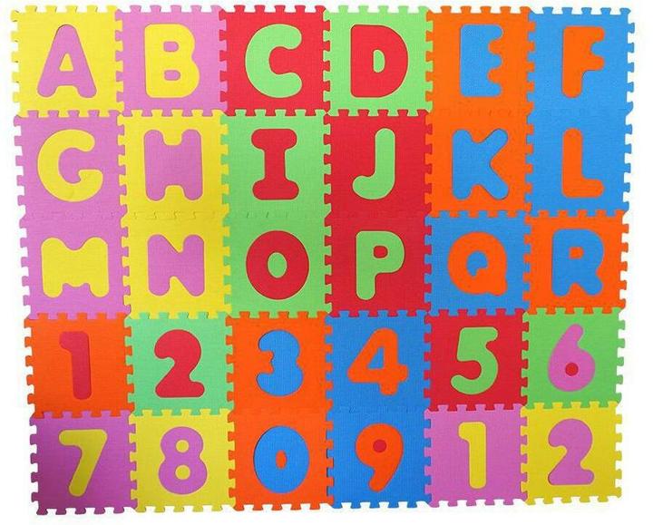Immagine prodotto Knorrtoys Puzzlematte - "Alphabet + Zahlen" /36-tlg./30cm (30 x 30 cm)