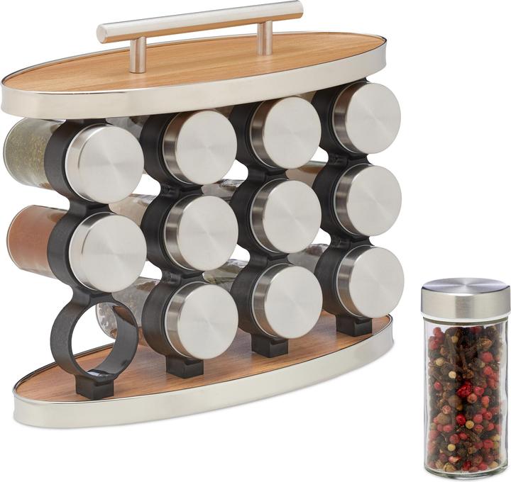 Actual product image Relaxdays 13 pcs. spice rack