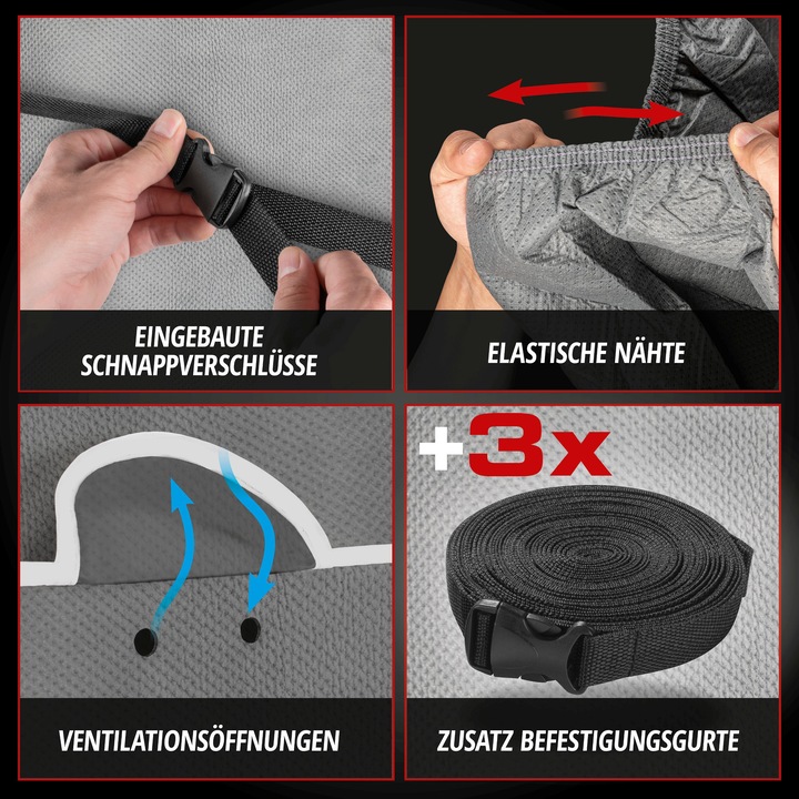 Produktbild Walser PKW Hagelschutzplane Hybrid UV Protect, Hagelschutzgarage Gröe L