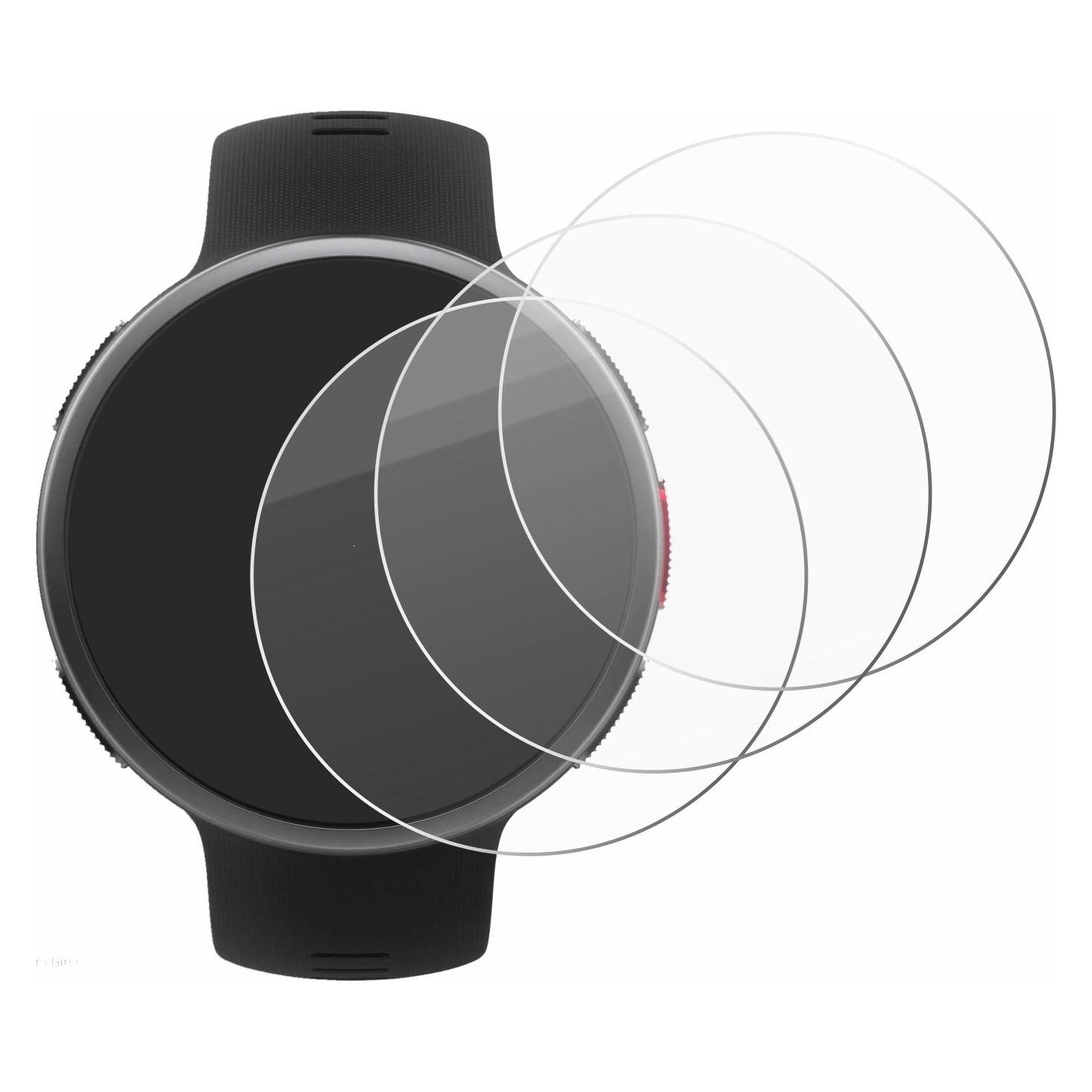Brotect Pellicola In Vetro Ibrido Per Polar Vantage V2 - 3 Pezzi, AirGlass, 9H, Anti-Impronta, Made In Germany - 2