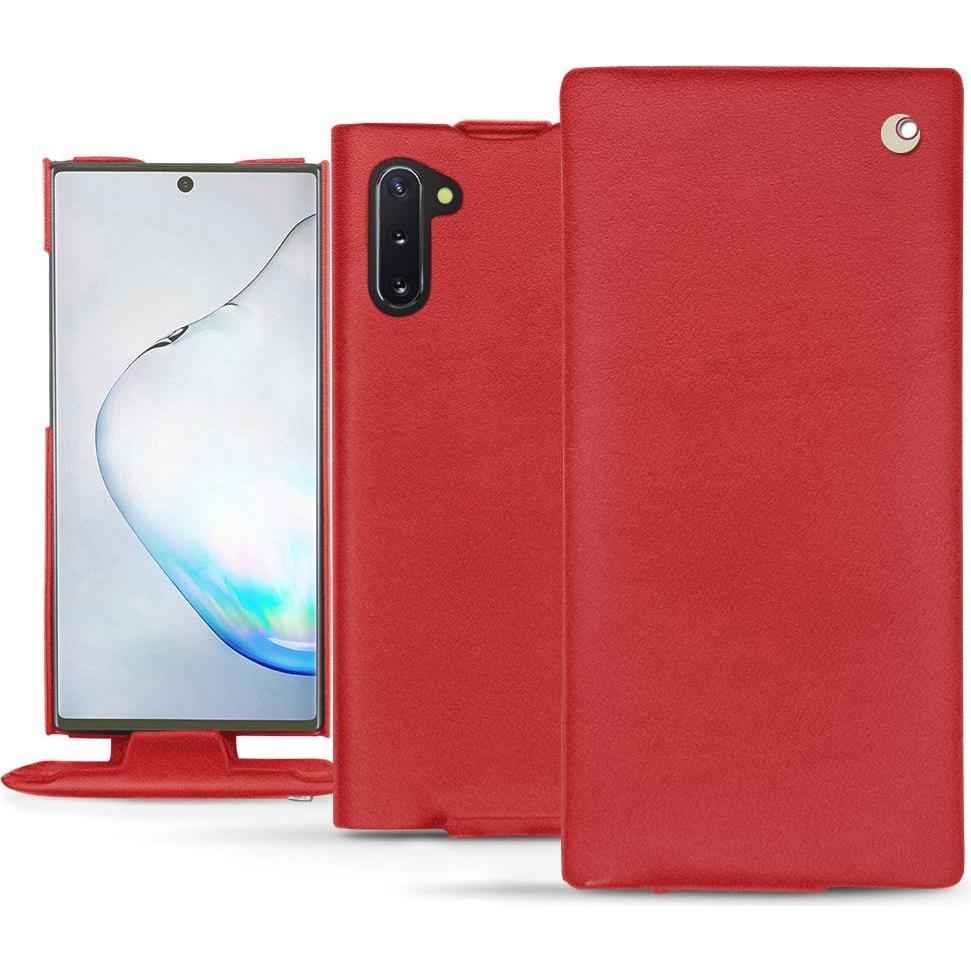Thumbnail - Noreve Lederschutzhülle vertikal (Samsung Galaxy Note 10), Smartphone Hülle, Rot